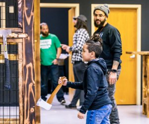 Extreme Sports for Kids Near DC: Bad Axe Throwing