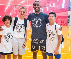 Take to the court at these basketball summer camps in Boston. Photo courtesy of Breakthrough Basketball Camp