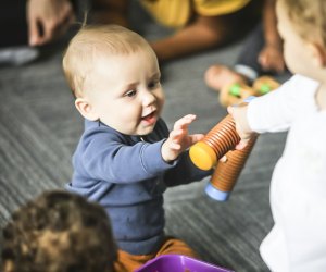 Busy Beats offers baby music classes in Houston. Photo courtesy of Busy Beats Music 