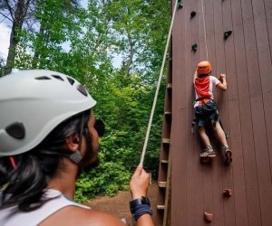 Kids learn new skills at New England wilderness camps. Photo courtesy of Camp Walt Whitman.