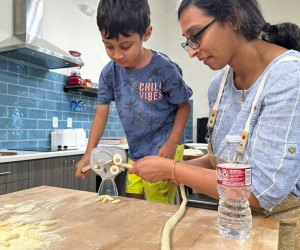 The whole family can learn to cook together. Photo courtesy of Danjoy's Homemade Pasta