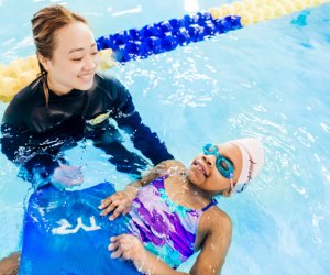 Swimming lessons teach important water safety. Photo courtesy of Foss Swim School
