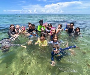 Funky Fish Ocean Camp introduces kids to oceanography and the love of water wildlife. Photo courtesy of Funky Fish Ocean Camp