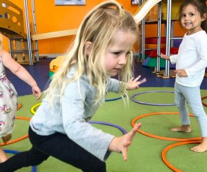 Each Gymboree class brings new activities and challenges. Photo courtesy of Gymboree Play and Music