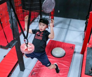 Image of child on obstacle-ninja warrior gyms, obstacle courses, and Parkour in Boston