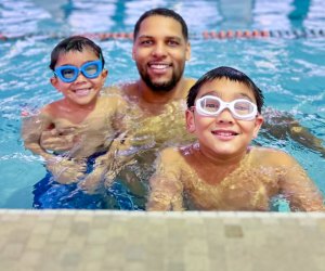 Swimming lessons in Chicago will make your child more confident around water. Photo courtesy of Lakeside Swim School