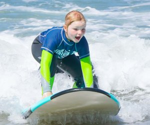 Surfing camp will be one swell of a good time. Photo courtesy of Learn to Surf LA