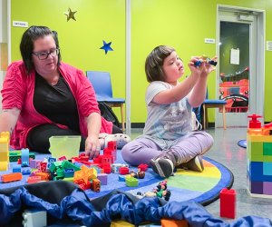 Indoor play space at Legoland Discovery Center