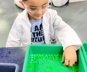Little Beakers is one of the STEAM classes for preschoolers. Photo courtesy of Little Beakers
