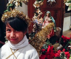 Las Posadas is celebrated nightly on Olvera Street. Photo courtesy of the Olvera Street Facebook page