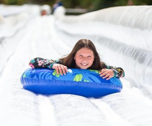 Image of child at one of the best snow tubing parks in CT