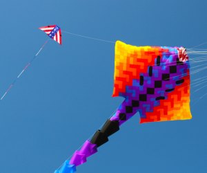 Enjoy the airborne pageantry of the Miami Kite Festival. Photo courtesy of Skyward Kites