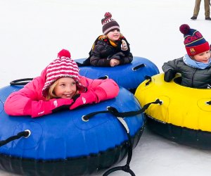 Enjoy a kid-friendly tube fest at Sunburst Ski Hill. Photo courtesy of Sunburst Ski Hill