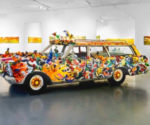 Art Car Museum is a fun, free indoor activity. Photo courtesy of the Art Car Museum