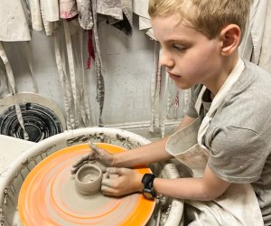 Greater Boston's art camps offer classes in pottery, painting, and more! Photo courtesy of The Clay Room in Brookline
