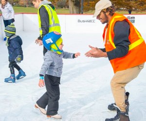 Photo of child skating-Best outdoor ice skating rinks in Connecticut