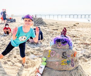 Do you wanna build a sandman? Sand Snowman Contest photo courtesy of the City of Hermosa Beach