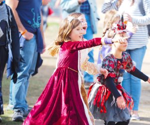 Give kids a screen break and a peek at the past! Photo courtesy of The Connecticut Renaissance Faire 