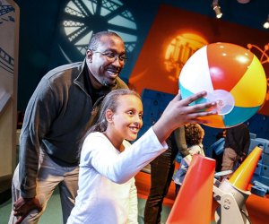 Image of family at CT Science Center - Winter Activities in CT