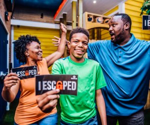 a family enjoying one of the fun escape rooms in Houston