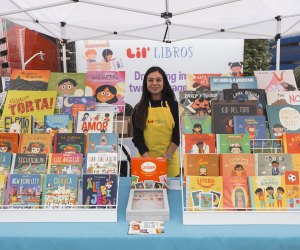 Lil'Libros booth. Photo courtesy of the Los Angeles Kids Book Festival