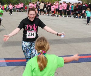 Does Mom like to run? Try the Pink 5K on Mother's Day. Photo courtesy of the Oak Brook Park District