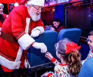 All aboard the Polar Express! Photo courtesy of the Southern California Railway Museum