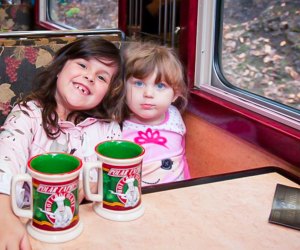 Christmas trains near Houston 2023. Photo courtesy of The Polar Express Train Ride at the Texas State Railroad