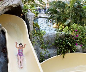 Biosphere Pool Complex at Crystal Springs Resort Indoor Water Park