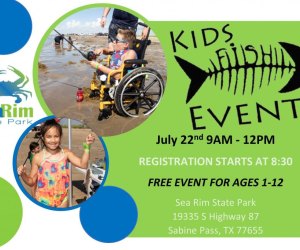 Kids Fish at Sea Rim State Park  Mommy Poppins - Things To Do in Houston  with Kids