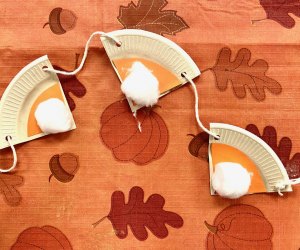 Pie garland Thanksgiving craft