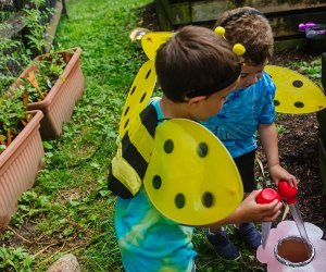 Kids can work on their gardening skills at Pierce Country Day Camp. Photo courtesy of the camp