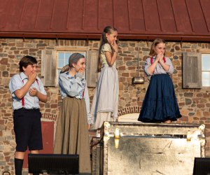Piper Theatre's summer program stages outdoor productions at the Old Stone House. Photo courtesy of the program