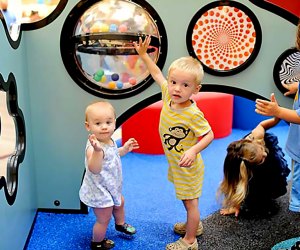 A free indoor playground at a mall near Chicago.