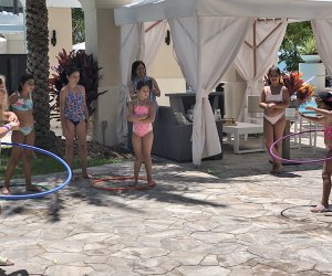 Playa Largo Resort & Spa poolside hula-hoop competition