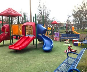 The Wee Play Tot Park located in Memorial Park is perfect for preschoolers