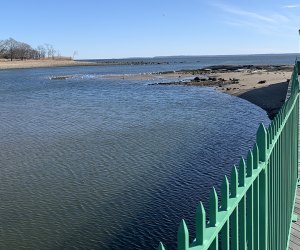 Playland Boardwalk Rye Westchester winter walks