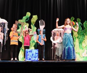 Kids can learn to express themselves and find their voices with the best acting classes in Connecticut. Photo courtesy of Poppins Children's Theatre