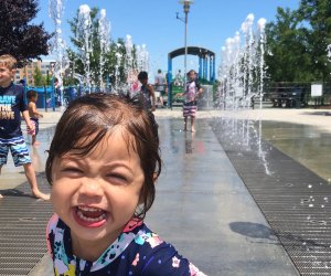 Potomac Yards Interactive Fountain in Alexandria, VA