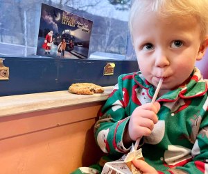 Enjoy milk and cookies and meet Santa aboard the Potomac Eagle Scenic Railroad's North Pole Express. Photo by Kimberly Byard