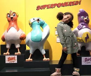 Strike a power pose with new friends Zip, Zap, and Zoom. 