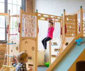 Climb and play all day no matter the weather, at Present Place. Photo courtesy of Present Place