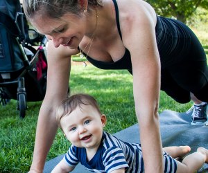 PROnatal fitness lets you spend time with your baby while working up a sweat.