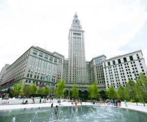 Cool down with a free outdoor splash pad in Cleveland. Cody York for ThisIsCleveland.com