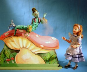 Catch a marionette version of Alice in Wonderland at Puppetworks. Photo courtesy of the venue