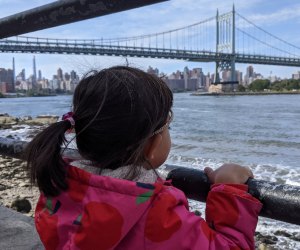 Little girl enjoying the ciew from Charybdis Playground