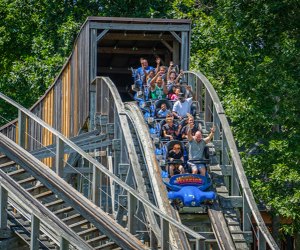 Image of roller coaster at Quassy Amusement Park