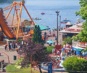 Image of Quassy Amusement & Water Park midway