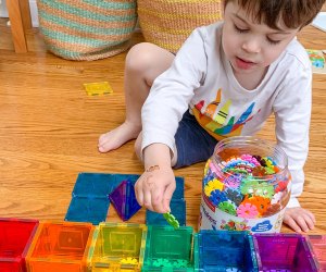 Rainbow Sensory Sorting