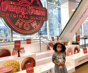 Indoor activities in NYC Krispy Kreme 
